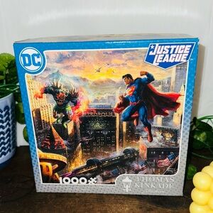 DC Comics Justice League Thomas Kinkade Superman 1000 Piece Jigsaw Puzzle